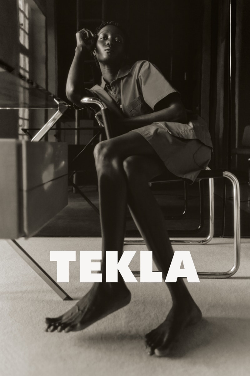 Tekla Green Capsule "Conifer" Sleepwear Percale Bedding Collection Bottega Veneta Seasonal Color 100 Percent Organic Cotton Luxury Homeware Sleep