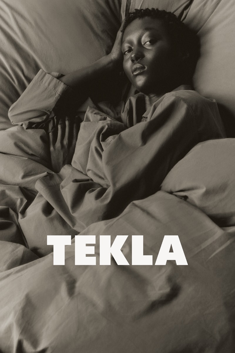 Tekla Green Capsule "Conifer" Sleepwear Percale Bedding Collection Bottega Veneta Seasonal Color 100 Percent Organic Cotton Luxury Homeware Sleep
