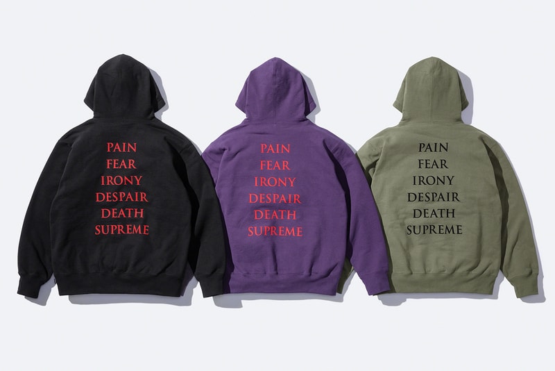 supreme death hoodie