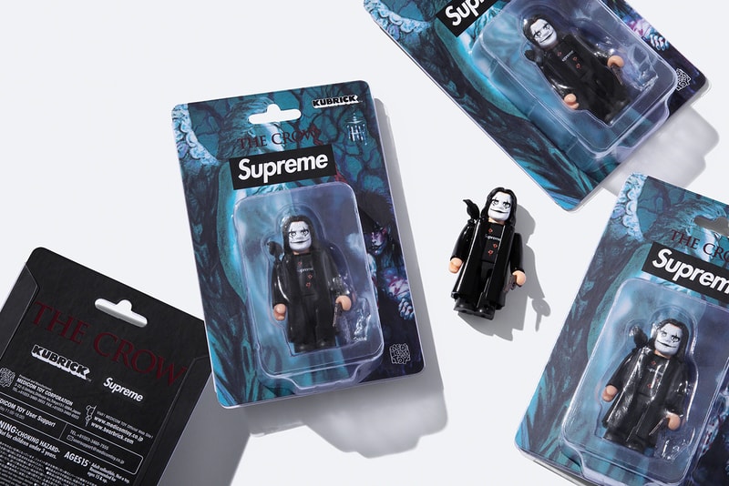 Supreme x The Crow Kubrick 100% Medicom Bearbrick