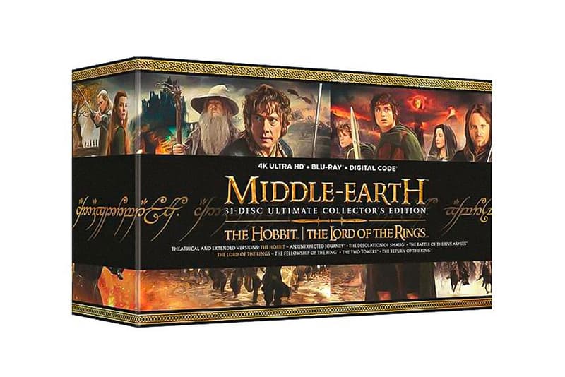 The Lord of the Rings films 20th anniversary Middle-earth 31- disc Ultimate Collector’s Edition J. R. R. Tolkien films Blu-Ray