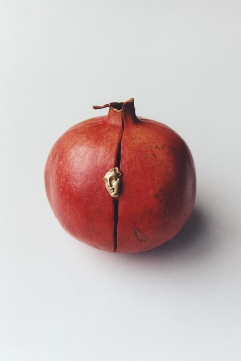 THE SHOPHOUSE Presents Joy BC and Chris Rhodes' Joint Exhibit 'POMODORO' hong kong london goldsmith jewelry artist photographer photography still life tomato onion contemporary art ancient mythology greek myths