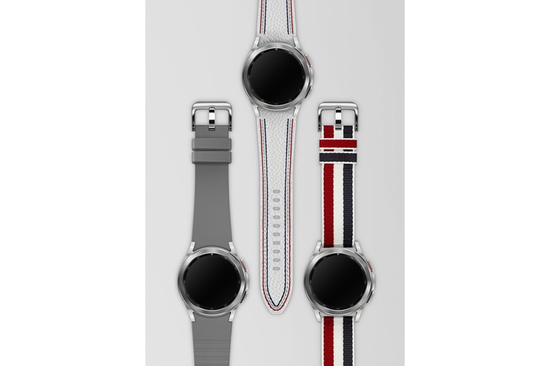Thom Browne and Samsung Debut Rhodium-Plated Galaxy Watch4 Classic Edition Release Price Info
