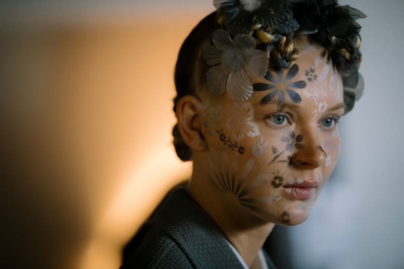 Backstage at Thom Browne's SS22 Show Spring Summer 2022 New York Fashion Week