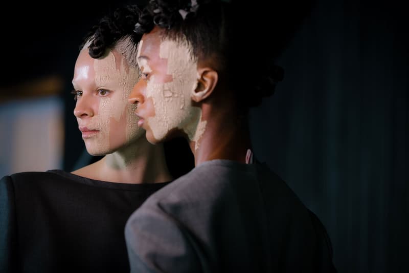 Backstage at Thom Browne's SS22 Show Spring Summer 2022 New York Fashion Week