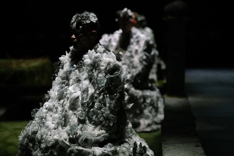 Backstage at Thom Browne's SS22 Show Spring Summer 2022 New York Fashion Week