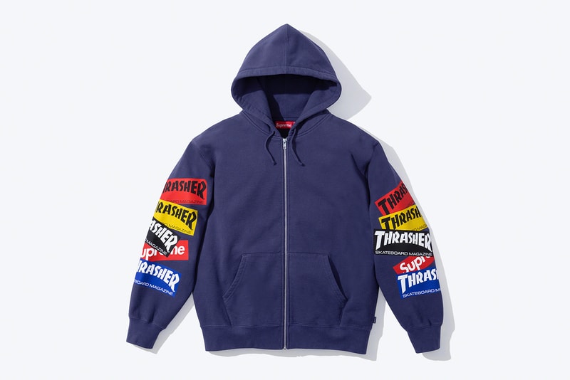Thrasher Supreme Fall 2021 Collaboration Release Info Date Buy Price Skate and Destroy