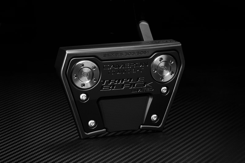 Titleist Scotty Cameron Phantom X 9.5 Triple Black Putter Limited Edition Mallet Cameron Concept