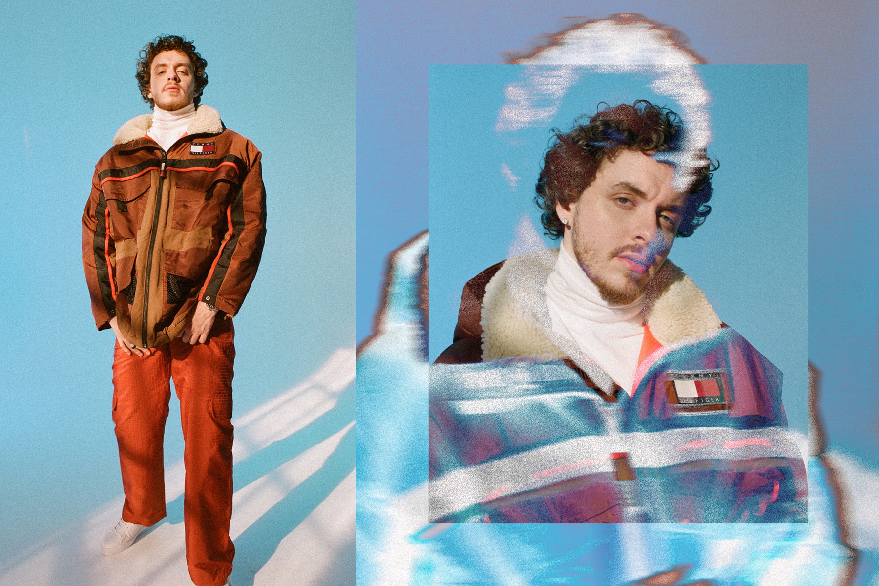 jack harlow Pass the mic Tommy Hilfiger Fall/Winter 21' campaign World of Hilfiger F/W 21' druski elmira grandfather tommy style midwest louisville kentucky fashion americana heritage theme met gala vma awards tour new music commitmentchildhood friends pass the mic campaign mag city thats what they all say dj drama dom cannon eminem babyface ray lil nas x pooh shiesty est gee collaborations take it slow low williams lil wayne gold