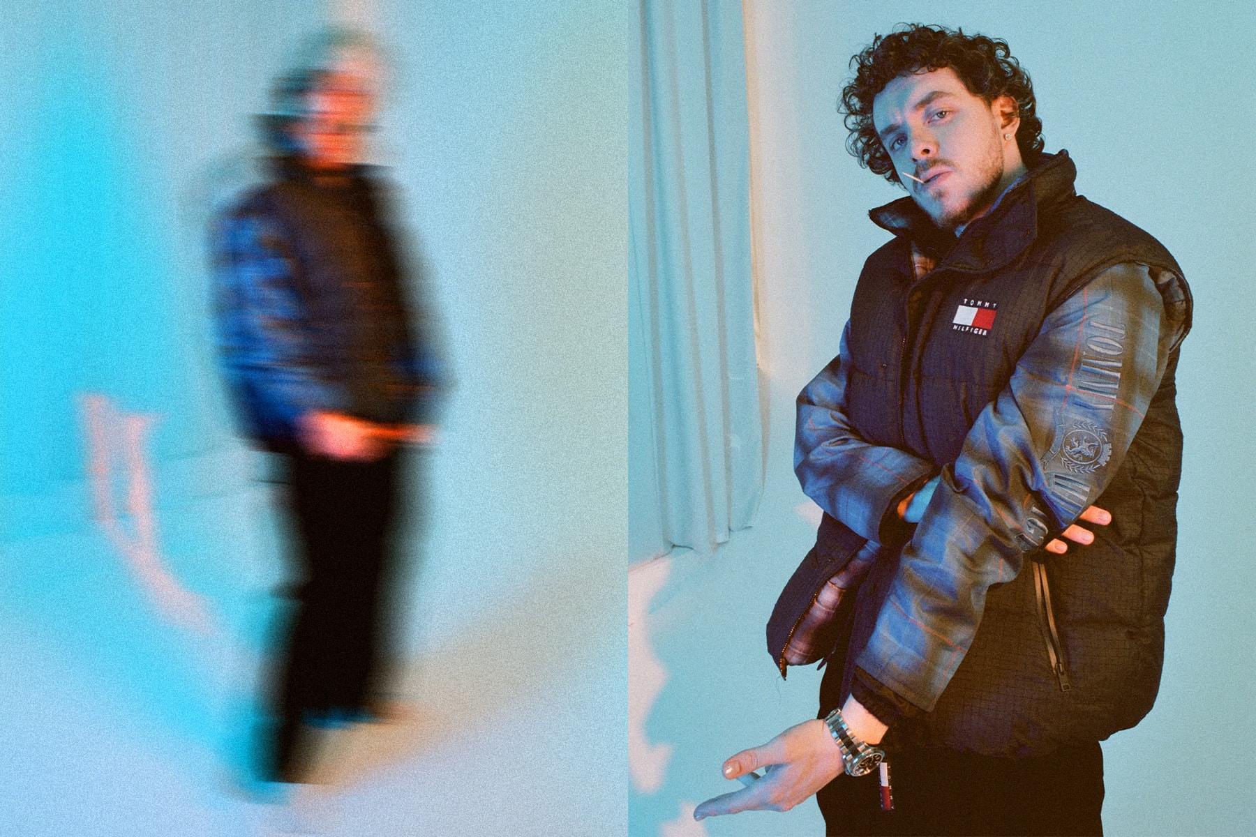 jack harlow Pass the mic Tommy Hilfiger Fall/Winter 21' campaign World of Hilfiger F/W 21' druski elmira grandfather tommy style midwest louisville kentucky fashion americana heritage theme met gala vma awards tour new music commitmentchildhood friends pass the mic campaign mag city thats what they all say dj drama dom cannon eminem babyface ray lil nas x pooh shiesty est gee collaborations take it slow low williams lil wayne gold