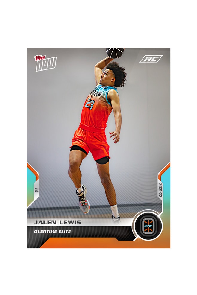 Topps overtime elite exclusive basketball card deal Jalen Lewis Bryce Griggs TJ Clark Izan Almansa sports nba cards 