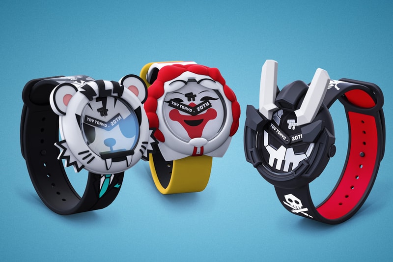 Toy Tokyo Celebrates 20 Years of Designer Toys with Artist Watch Collection