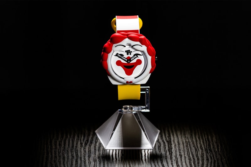 ron english designer toy figurine new york watch 