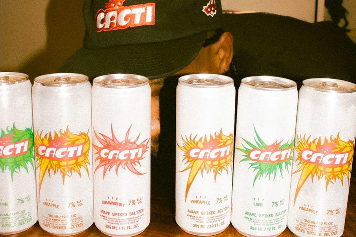 Travis Scott's Cacti Seltzer Faces Class-Action Lawsuit for Misleading Label Information seltzer alcohol drink label tequila blue agave