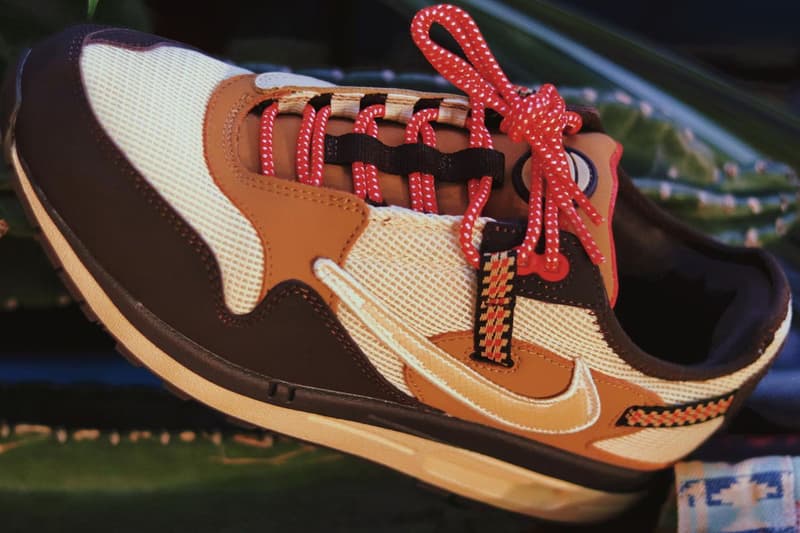 travis scott nike sportswear air max 1 baroque brown lemon drop wheat chile red cactus jack holiday 2021 official release date info photos price store list buying guide