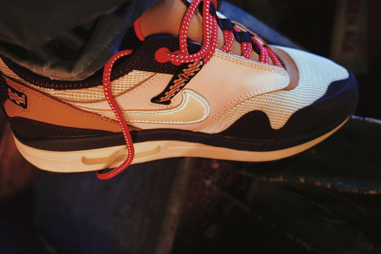 travis scott nike sportswear air max 1 baroque brown lemon drop wheat chile red cactus jack holiday 2021 official release date info photos price store list buying guide