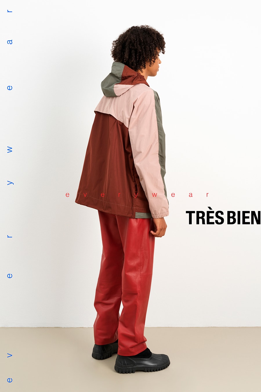 Très Bien everywear Collection Lookbook In House Fashion Collection Designer Jackets Fall Winter 2021 Shirts Liner Cardigan Jacket Leather Trousers Suit Pants 