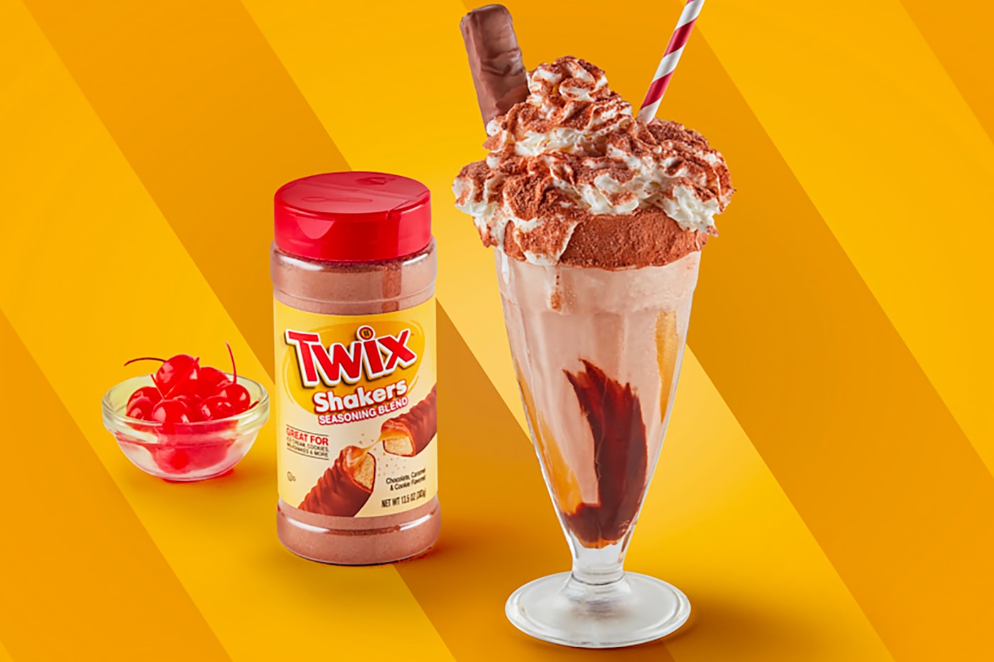 Twix Shakers Seasoning Blend - Chocolate, Caramel & Cookie 3.7 oz