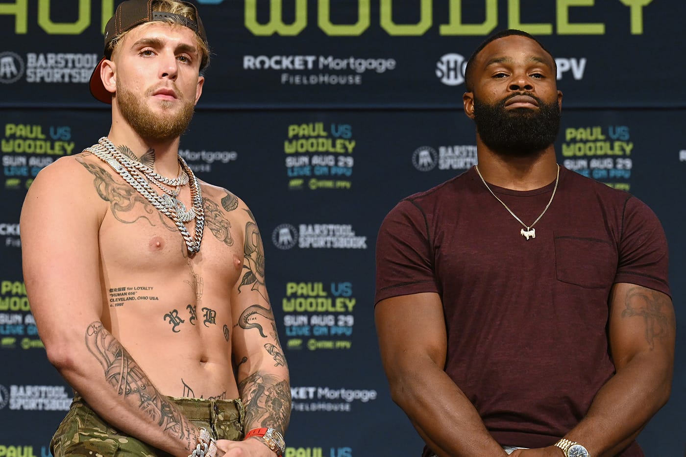Tyron Woodley Insists I Love Jake Paul Tattoo He Got After Losing Boxing  Match Is Real