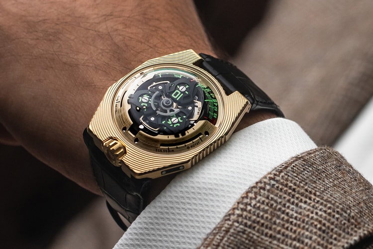 URWERK UR-100 Electrum Revisits One of Humankind's Earliest Precious Metals