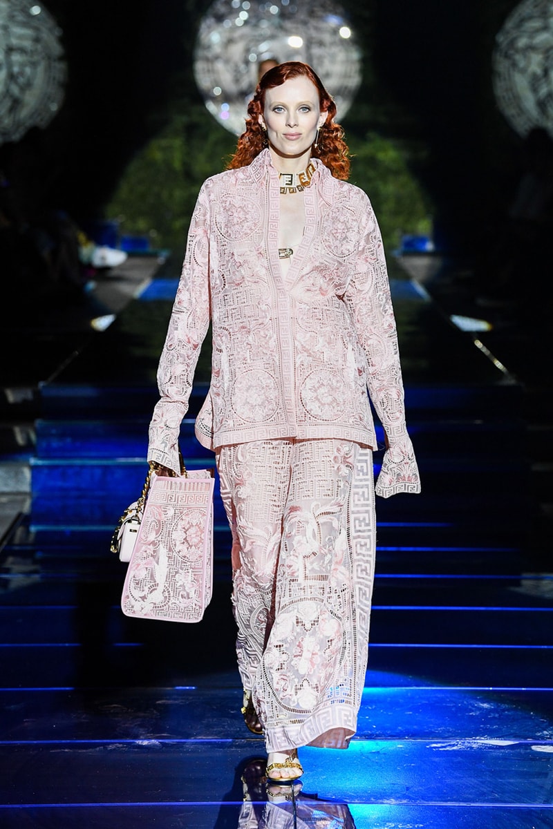 Versace Fendi Fendace Collaboration Milan Fashion Week