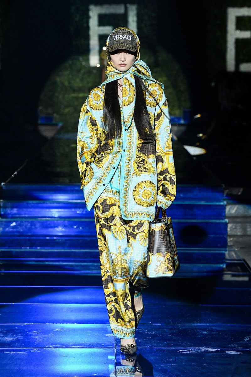 Versace Fendi Fendace Collaboration Milan Fashion Week