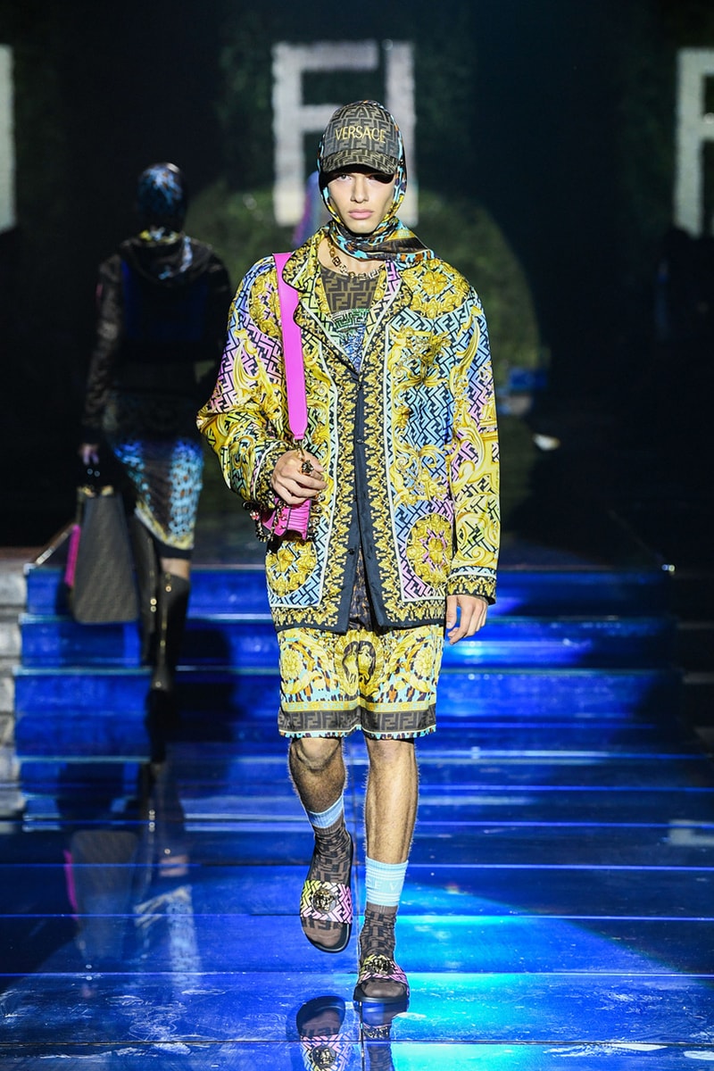 Versace Fendi Fendace Collaboration Milan Fashion Week