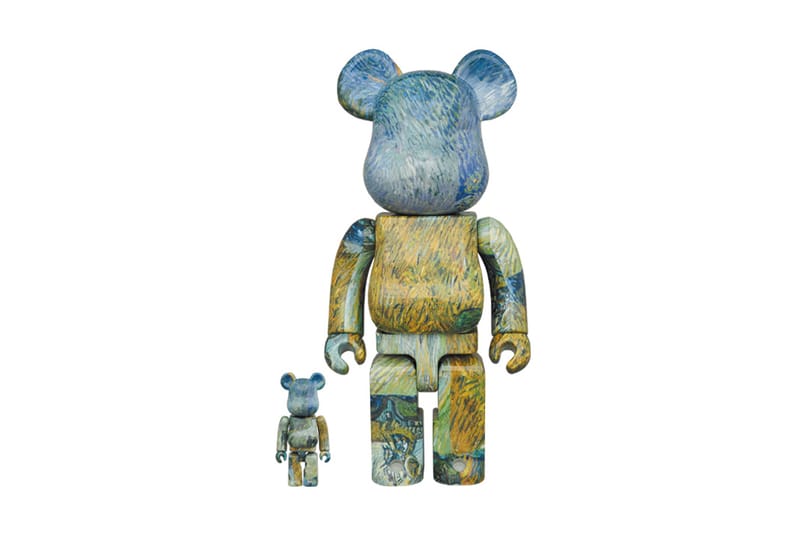 Vincent Van Gogh's 'Country Road in Provence by Night' Appears Across This 400% and 100% BE@RBRICK Set