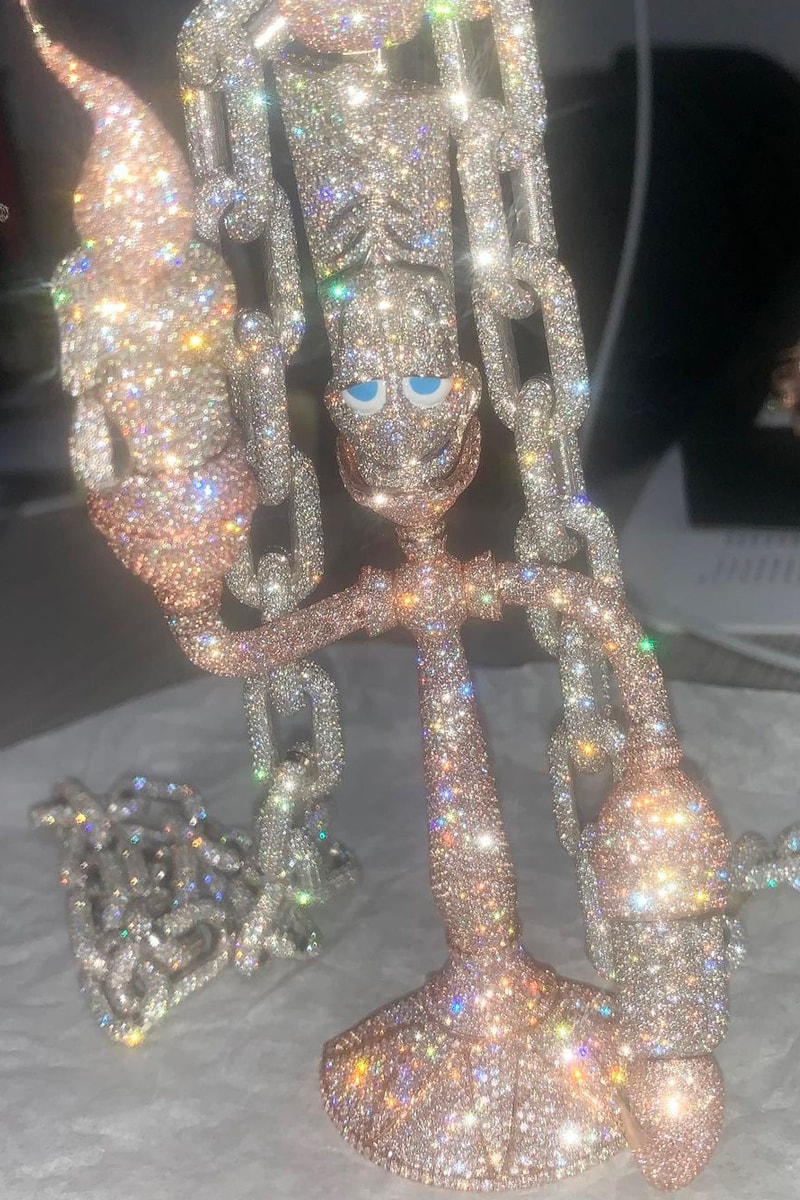 Virgil Abloh Lumiere Diamond Chain Images Izzy Aronbayev canary---yellow