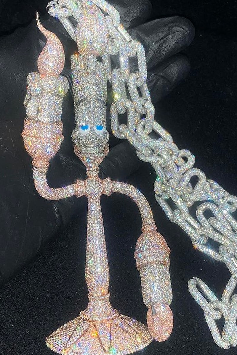 Virgil Abloh Lumiere Diamond Chain Images Izzy Aronbayev canary---yellow