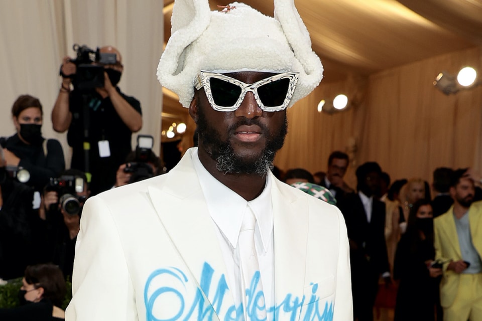 virgilabloh pulled up to the Met Gala in Louis Vuitton x Off-White x AF1s  🇬🇭