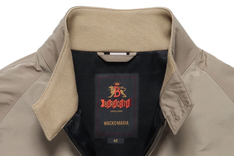 WACKO MARIA Baracuta G9 G4 Collab Release info jackets