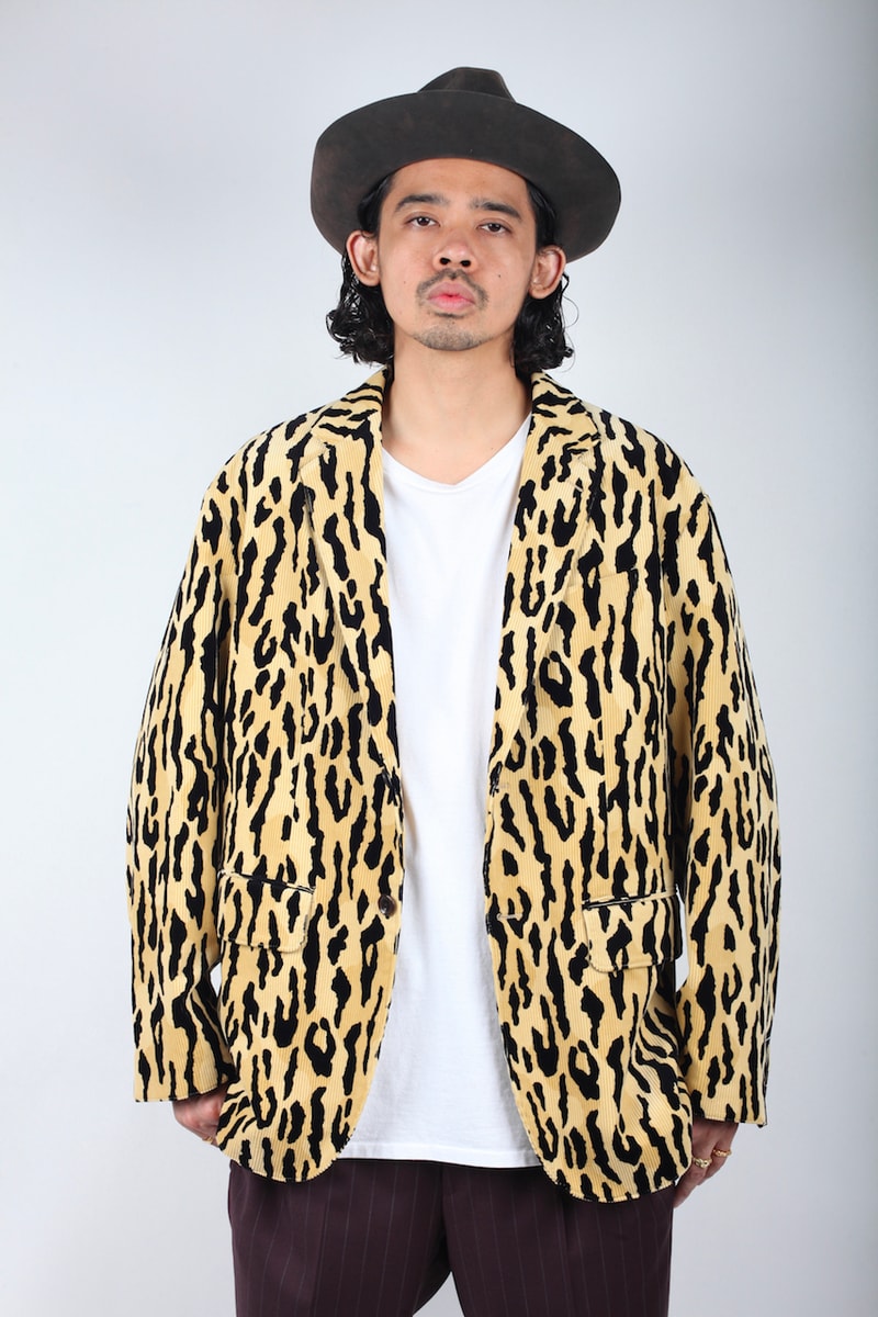 Wacko Maria Delivers Bold and Playful Prints for FW21 Keiji Ishizuka Atsuhiko Mori pinstripe pants blazer pattern shirts jacket satin bomber velour tracksuit shirt jacket tiger print leopard print teddy coat collection fall winter 2021 release date lookbook info