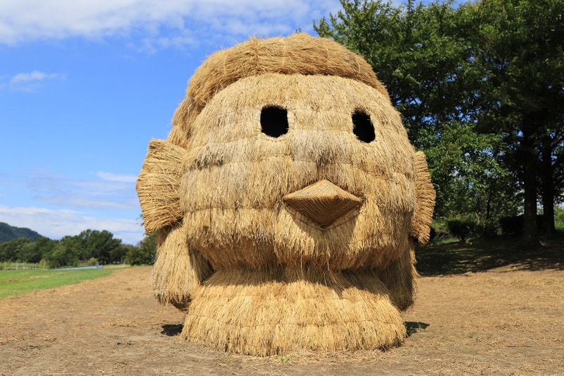 Wara Art Festival Straw Sculptures Niigata Japan