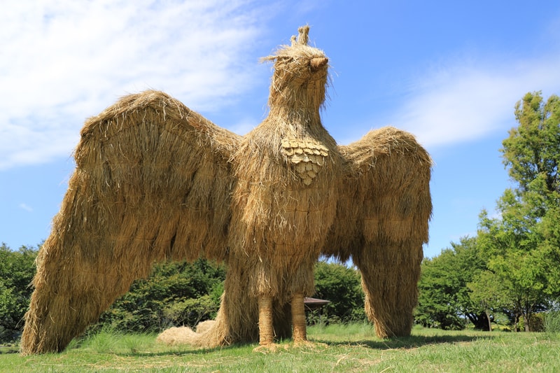 Wara Art Festival Straw Sculptures Niigata Japan