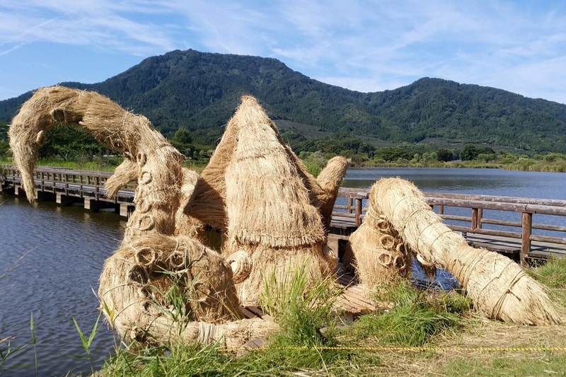 Wara Art Festival Straw Sculptures Niigata Japan