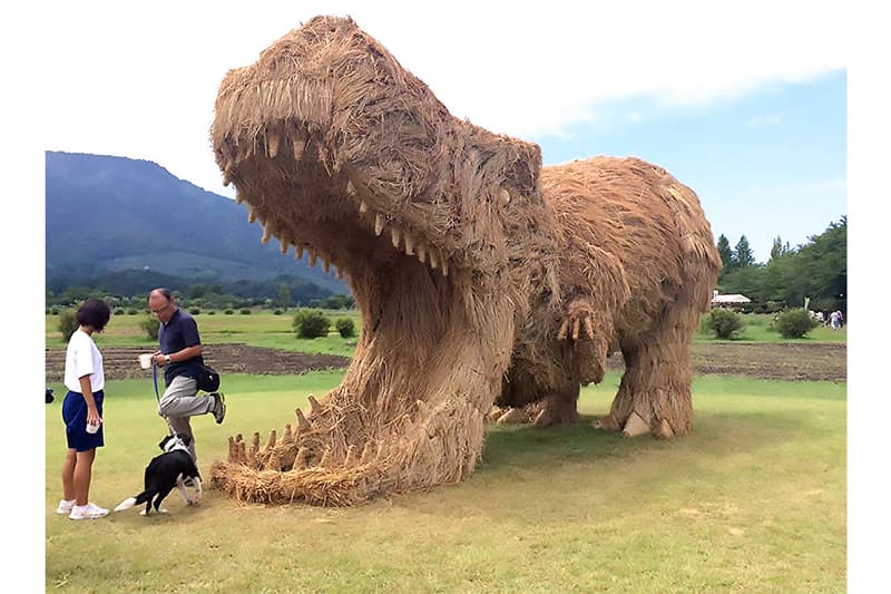 Wara Art Festival Straw Sculptures Niigata Japan