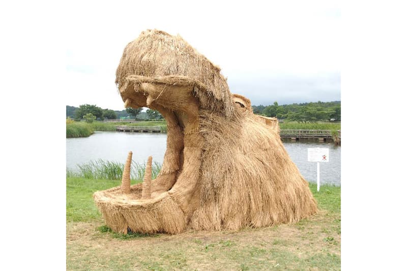 Wara Art Festival Straw Sculptures Niigata Japan
