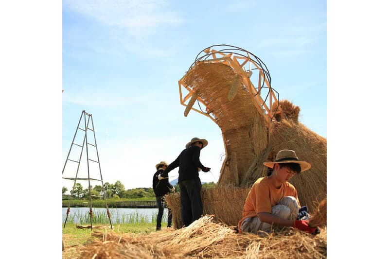Wara Art Festival Straw Sculptures Niigata Japan