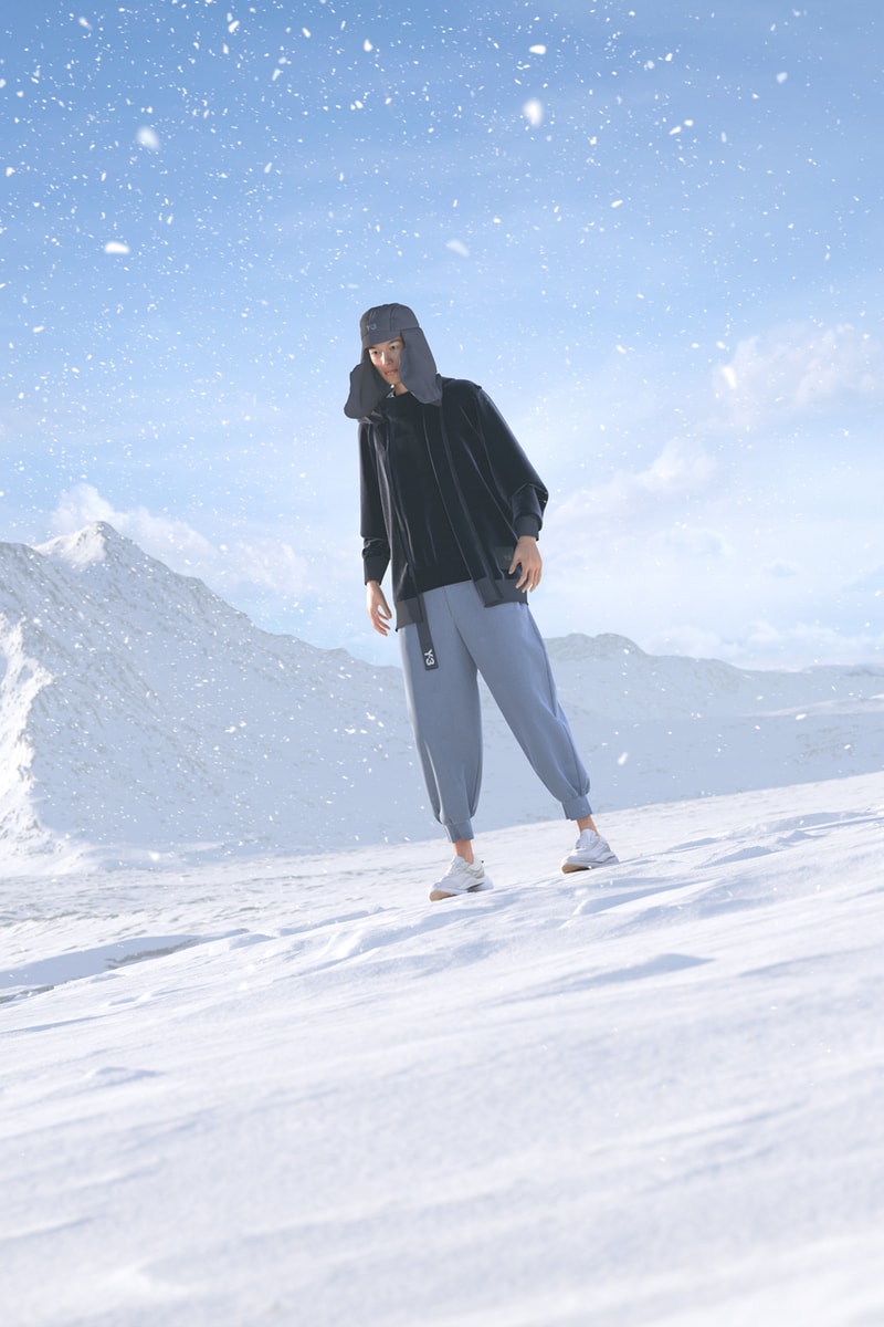 Y-3 Fall/Winter 2021 Chapter 2 Collection Lookbook 3D VFX Mountain Snowscape Cocoon Nature GR.1P Hicho adidas Originals Forum Hi OG Kaiwa Orisan Shiku Run Runner 4D IO UltraBOOST 21 Footwear Sneaker Release Information Drop Date Closer Look
