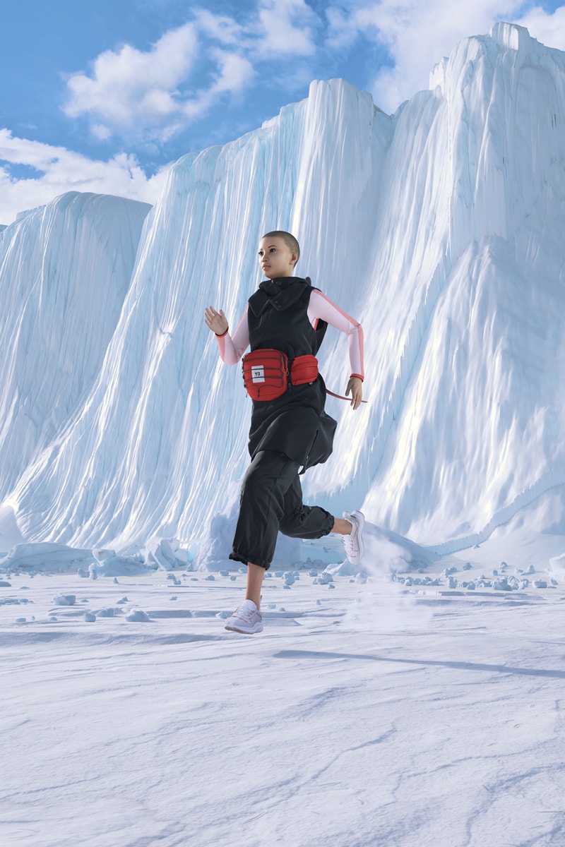Y-3 Fall/Winter 2021 Chapter 2 Collection Lookbook 3D VFX Mountain Snowscape Cocoon Nature GR.1P Hicho adidas Originals Forum Hi OG Kaiwa Orisan Shiku Run Runner 4D IO UltraBOOST 21 Footwear Sneaker Release Information Drop Date Closer Look