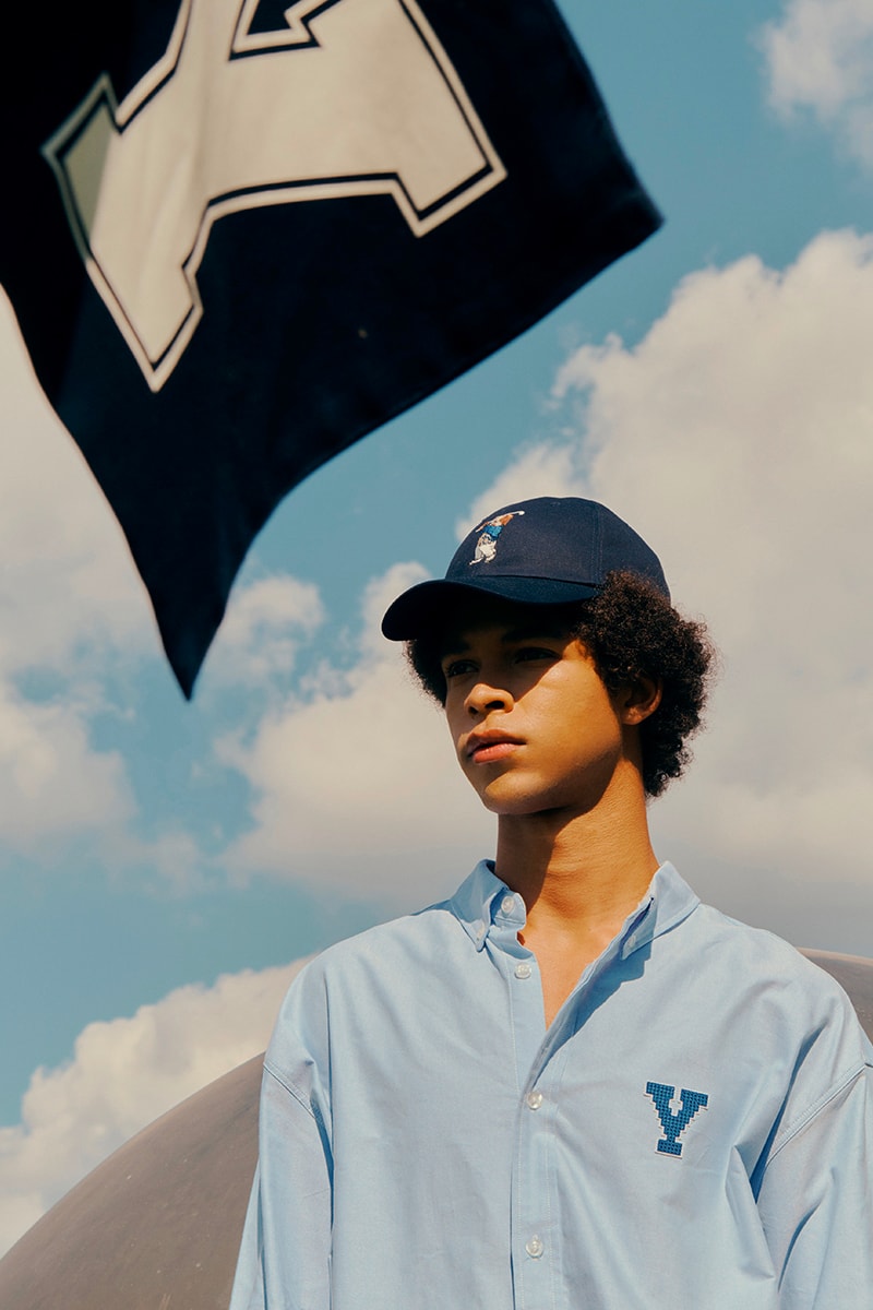 Seoul's World Golf History Museum and Yale University Collaborate for Contemporary Golf Apparel South korea knitted sweaters golf bag set colorblock checkered cardigan round neck quilted jacket handsome dan cap khaki corduroy fleece vests scarves release info