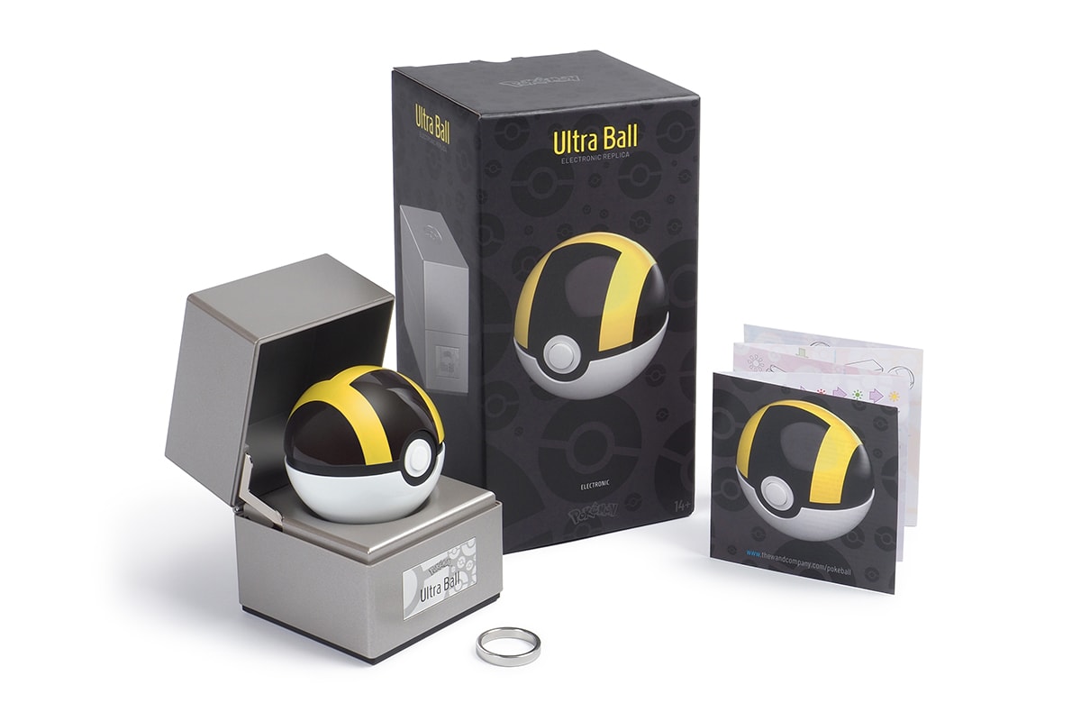 zavvi the wand company Pokémon ultra ball die cast premium replica toy collectible display grade 
