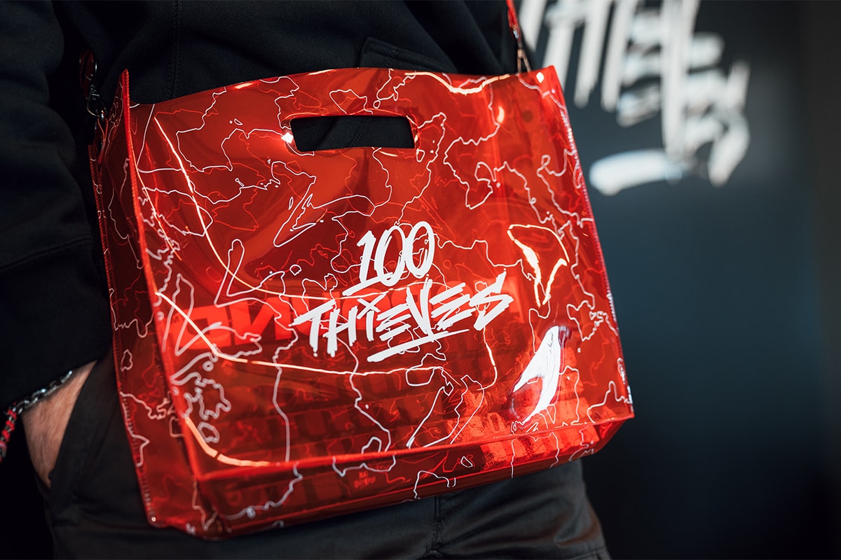 100 thieves higround gaming peripherals lifestyle group acquisition capsule collection keyboard jelly bag hoodie