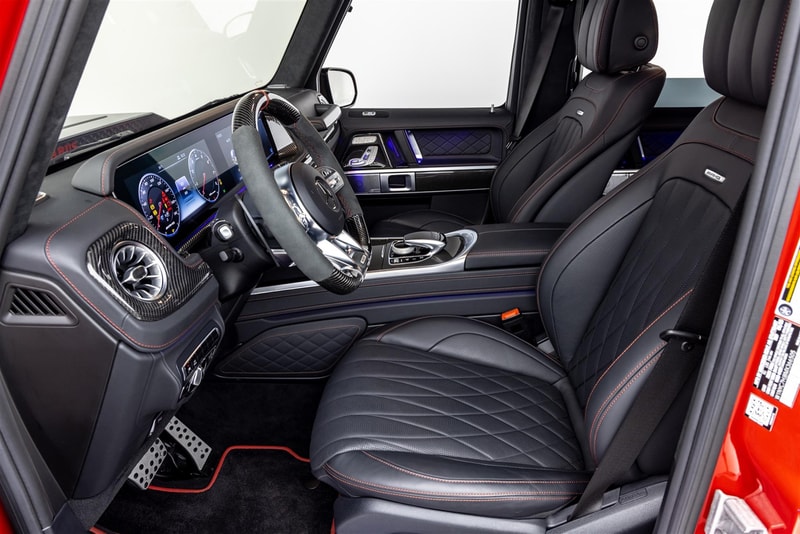 2021 Mercedes-AMG G63 Brabus 800 Widestar Conversion G-Wagon G-Class Bring a Trailer Auction For Sale Twin Turbo V8 Truck SUV 4x4 Utility