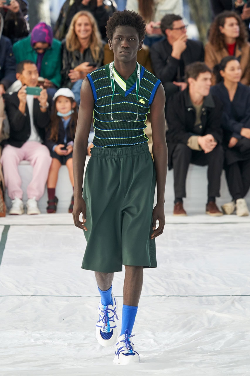 Lacoste Shows Elevated Sports-Inspired Garments for SS22 Paris Fashion Week