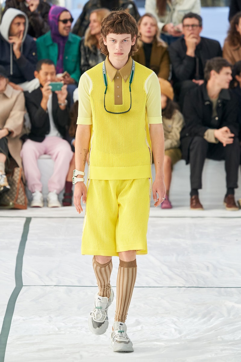 Lacoste Shows Elevated Sports-Inspired Garments for SS22 Paris Fashion Week