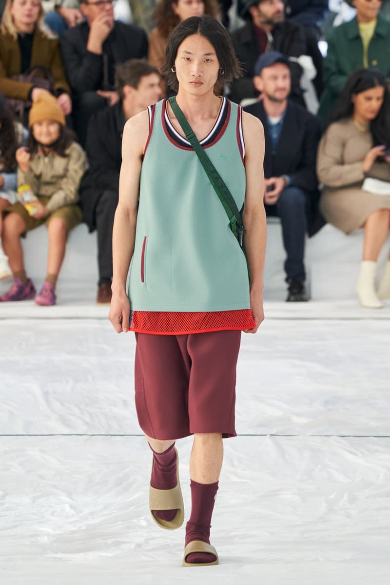 Lacoste Shows Elevated Sports-Inspired Garments for SS22 Paris Fashion Week