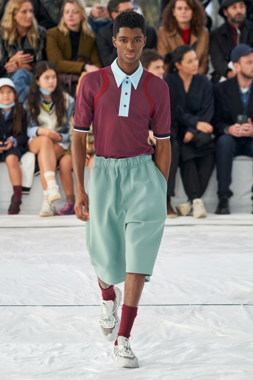 Lacoste Shows Elevated Sports-Inspired Garments for SS22 Paris Fashion Week