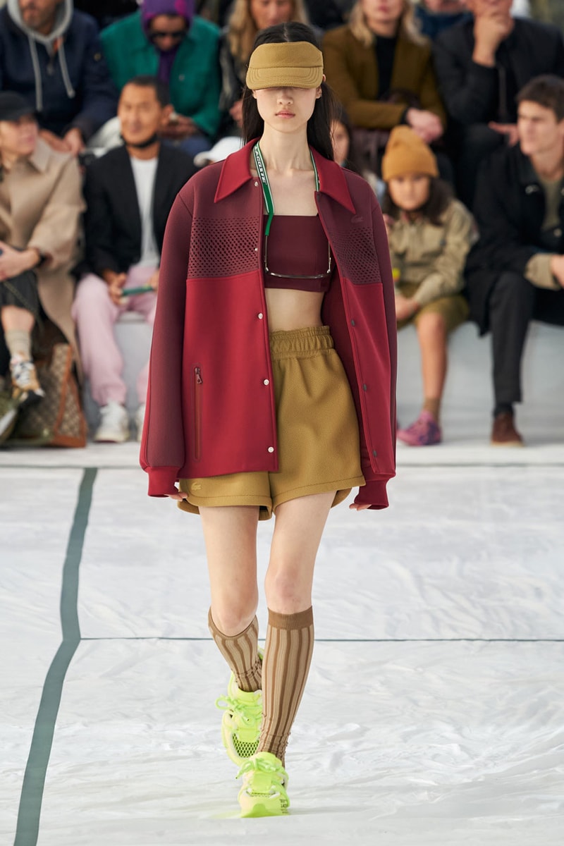 Lacoste Shows Elevated Sports-Inspired Garments for SS22 Paris Fashion Week